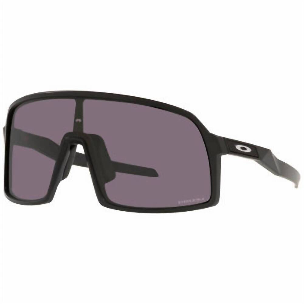NEW OAKLEY men's sutro sunglasses in polished black prizm trail torch